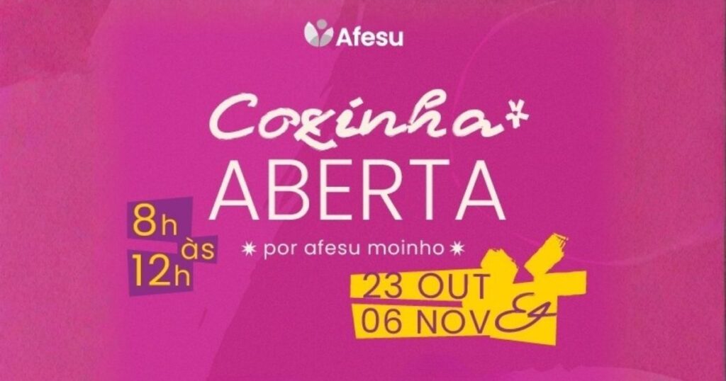 Afesu promove workshop gratuito de gastronomia para jovens mulheres em Cotia e região