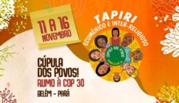 Tapiri promove debates sobre fé, direitos e justiça climática na Cúpula dos Povos durante a COP30