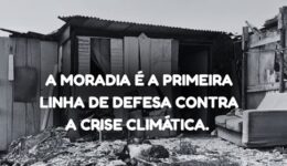 A moradia é a primeira linha de defesa frente à crise climática