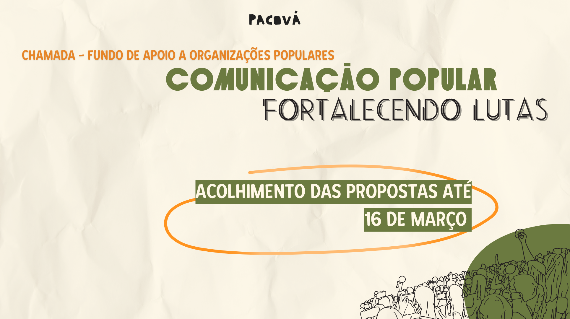 Pacová lança chamada para fortalecer comunicação popular