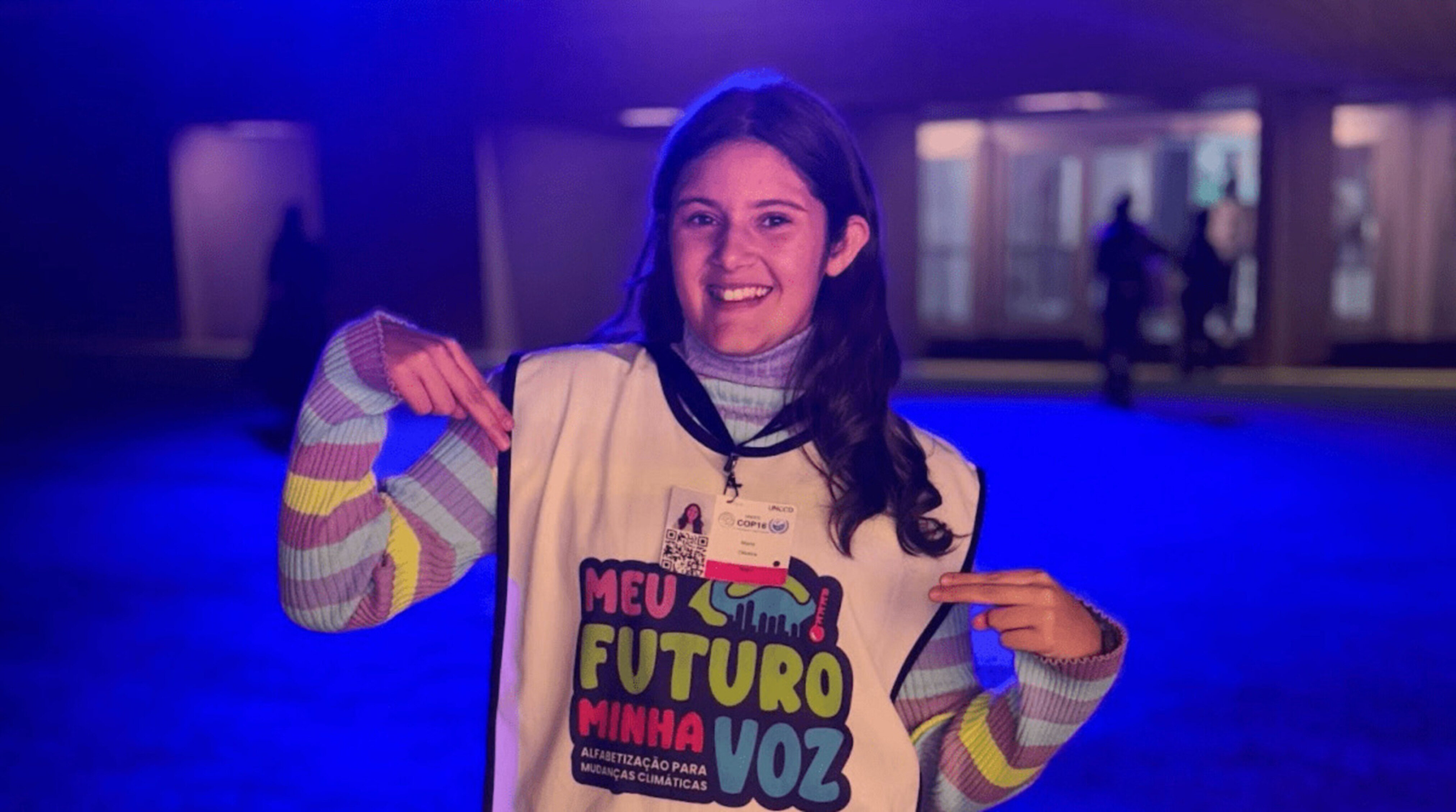 Aos 13 anos, paraibana embaixadora do Instituto Limpa Brasil participará de fórum da ONU sobre clima