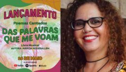 Márcia Moussallem lança livro musical “Poemas Cantados das Palavras que me Voam”