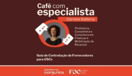 Evento virtual qualifica OSCs nos processos de contratação de fornecedores
