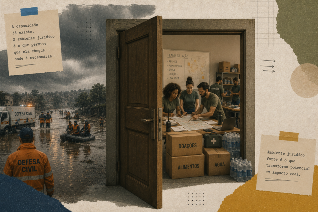 Parcerias em calamidades: entre avanços e lacunas